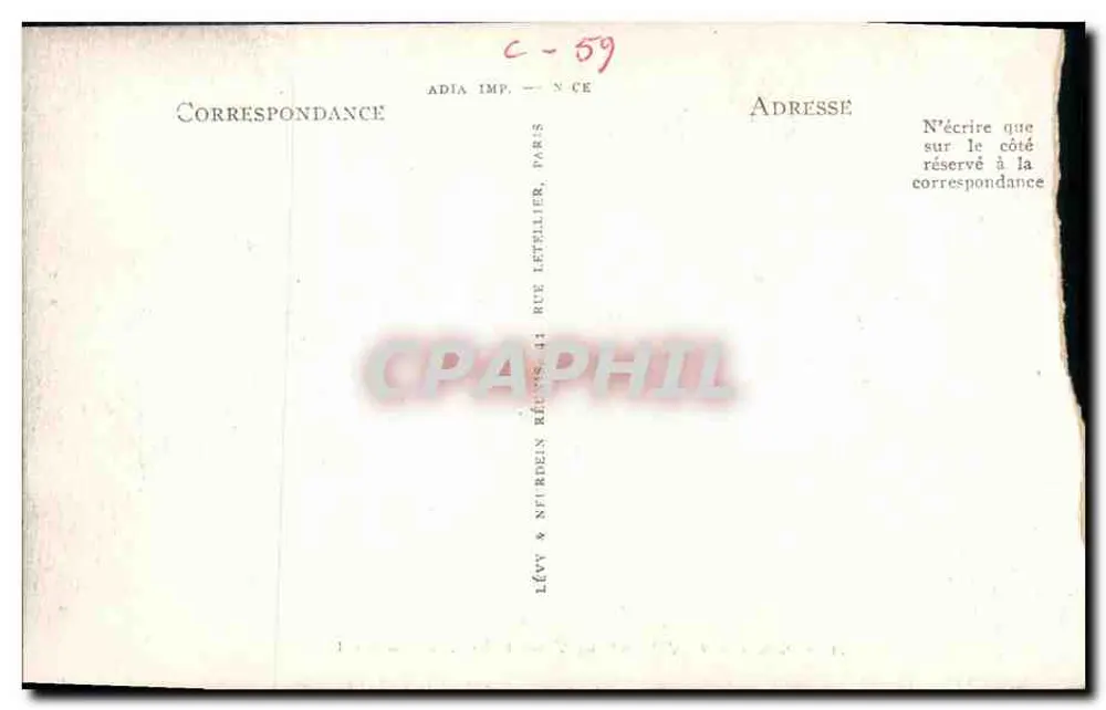 Castelo de Chantilly — A Ilha do Amor — ADIA IMP. — n°41 - Verso