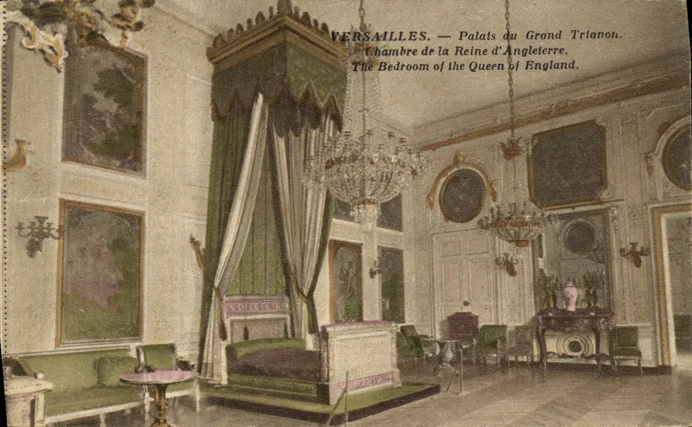 Versailles — Schloss des Grand Trianon. Zimmer der Königin von England — Mme Moheau, Verleger - Vorderseite
