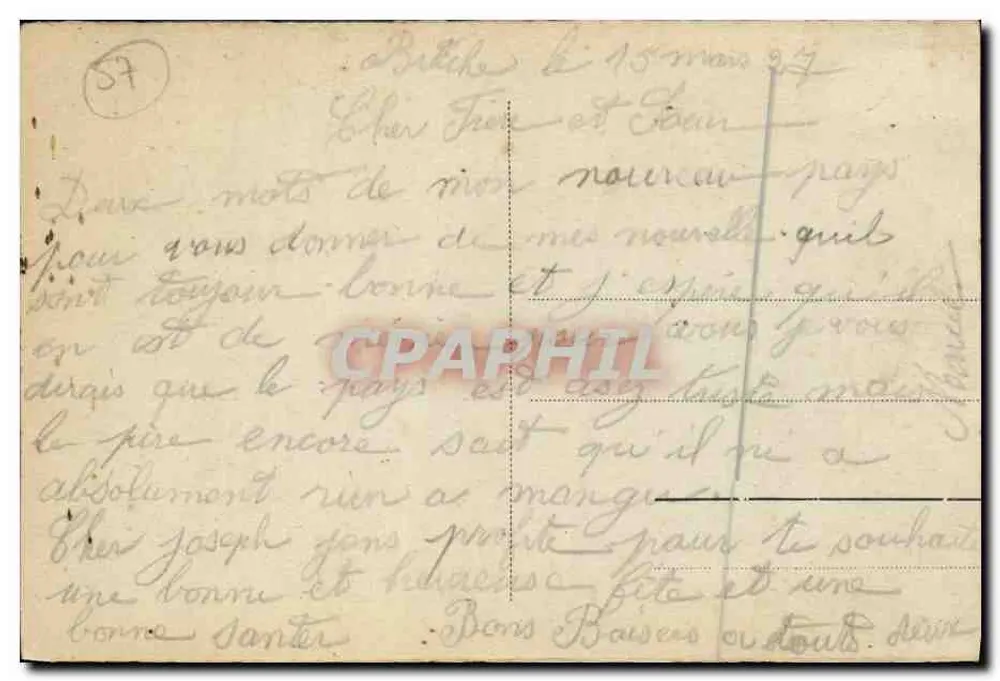 Camp de Bitche — Vue générale et Casino des Officiers — Éditeur : imprimeur non identifié - Achterkant