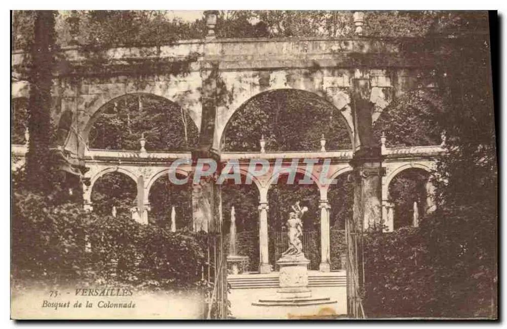 Versailles — Boisquet da Colonnade — editor não identificado, n° 73 - Frente