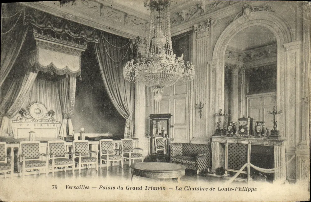 Versailles — Schloss des Großen Trianon — Das Zimmer Louis-Philippes — Nr. 79 - Vorderseite