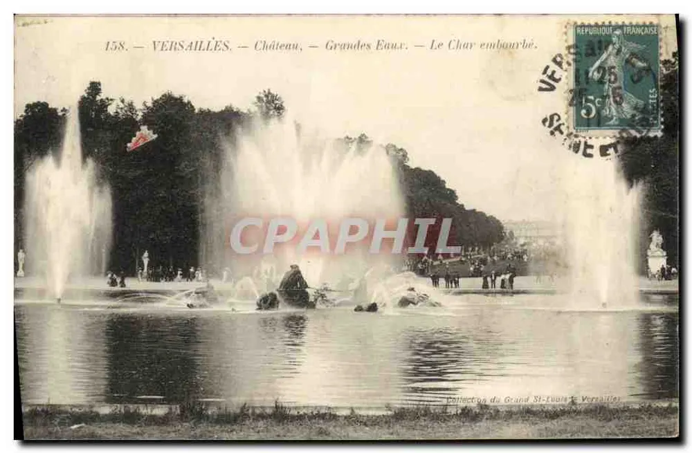Versalhes — Castelo, Grandes Eaux — O Carro Enferrujado — Coleção do Grand St-Luarte - Frente
