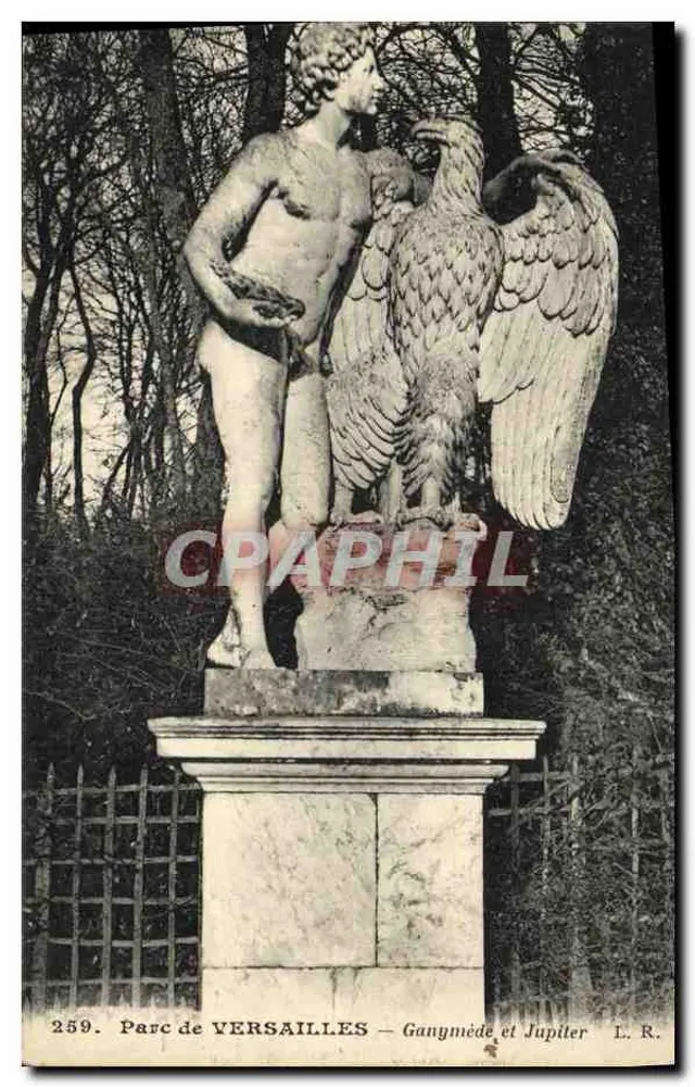 Parque de VERSAILLES — Gangymedes e Júpiter — L. R. — n° 259 - Frente