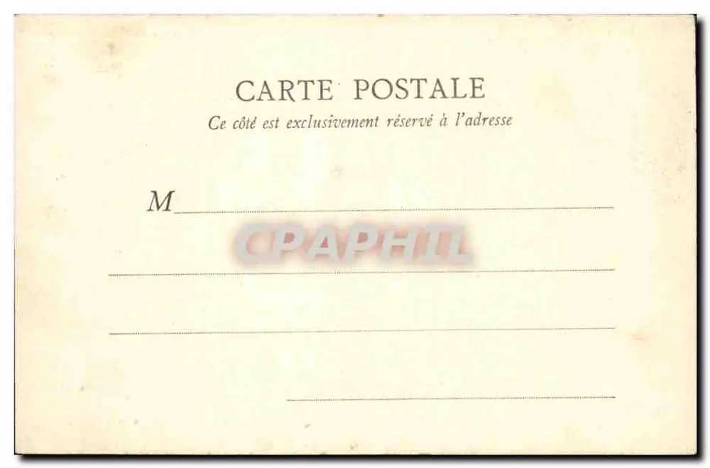 As Três Fontes — Versailles — A. B. à Versailles - Verso