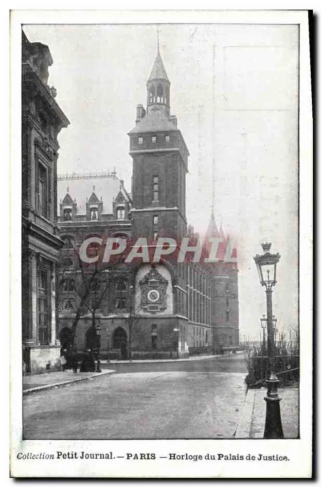Paris — Uhr des Palais de Justice — Sammlung Petit Journal - Vorderseite