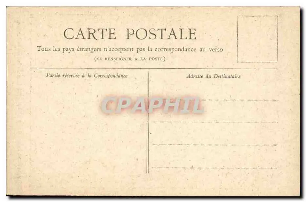 Paris — Uhr des Palais de Justice — Sammlung Petit Journal - Rückseite