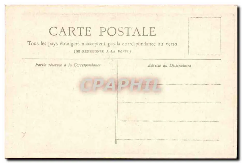 Uhr des Palais de Justice — Paris — Collection Petit Journal - Rückseite