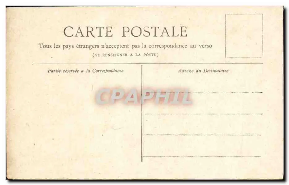 Uhr des Palais de Justice — Paris — Sammlung Petit Journal - Rückseite