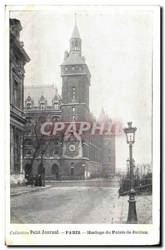 Paris — Uhr des Palais de Justice — Sammlung Petit Journal - Vorderseite