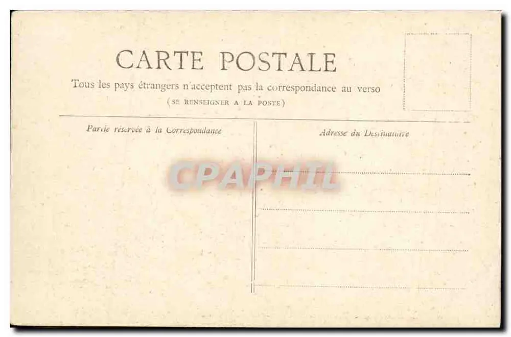 Paris — Uhr des Palais de Justice — Sammlung Petit Journal - Rückseite