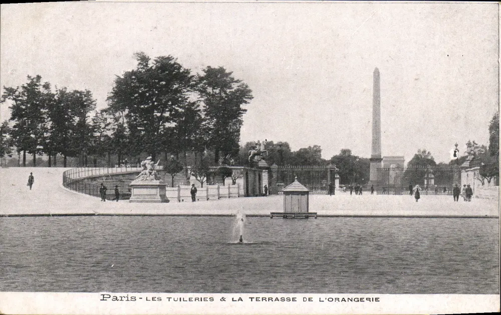 Paris - Die Tuileries & die Terrasse der Orangerie — unbekannter Verlag - Vorderseite