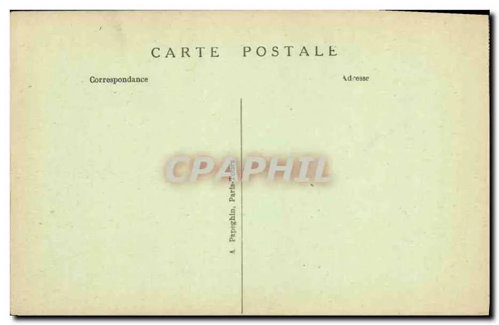 PARIS — Das Trocadéro und der Pont d'Iena — A. P. — Nr. 55 - Rückseite