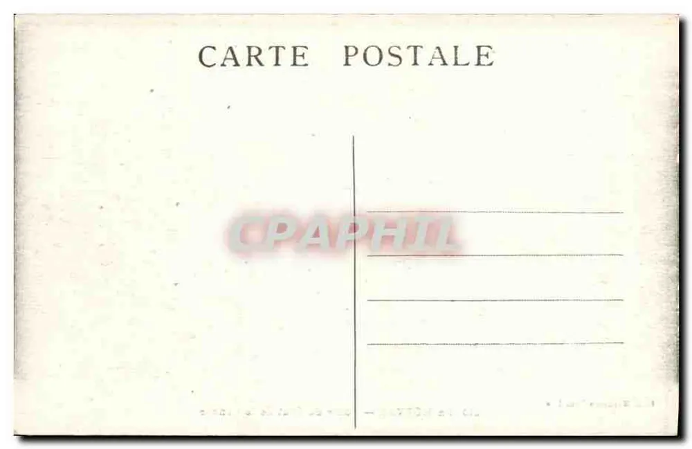 Em MORVAN — Estrada do Saut de la Canche — Edit. Montaron-Lemaître n°313 - Verso