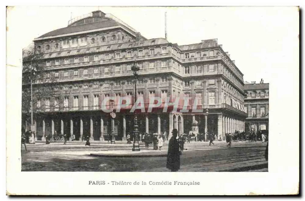 Paris - Théâtre de la Comédie Française — éditeur imprimeur non visible - Vorderseite