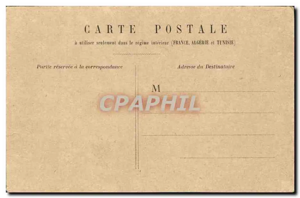 Paris - Théâtre de la Comédie Française — éditeur imprimeur non visible - Rückseite