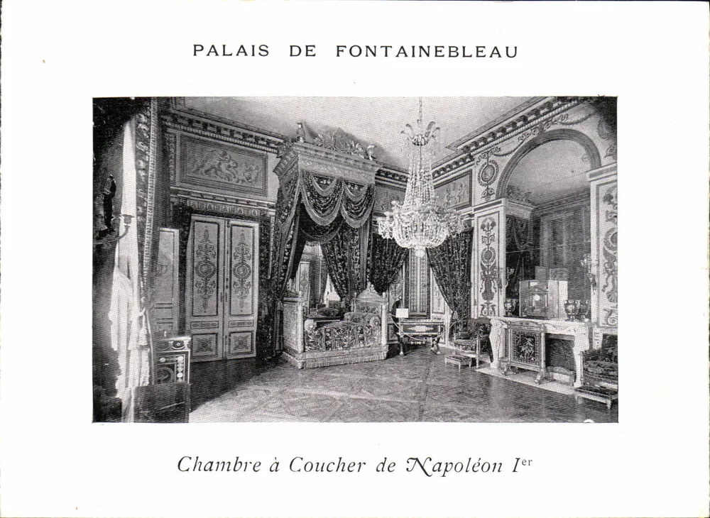 Schloss Fontainebleau — Schlafzimmer von Napoleon I. - Vorderseite