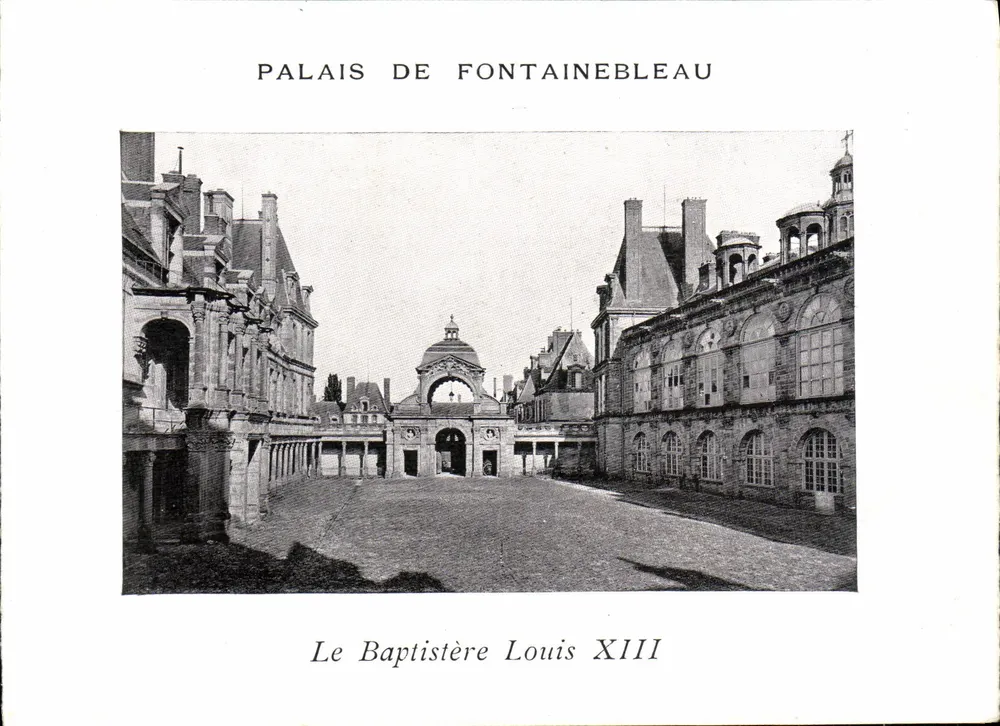 Palast von Fontainebleau — Der Baptisterium von Ludwig XIII. — Verleger Éditions de la Réunion des Musées Nationaux - Vorderseite