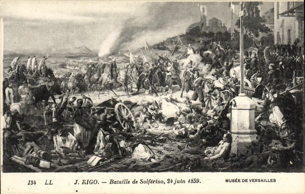 Schlacht von Solferino — 24. Juni 1859 — J. Rigo — Musée de Versailles - Vorderseite