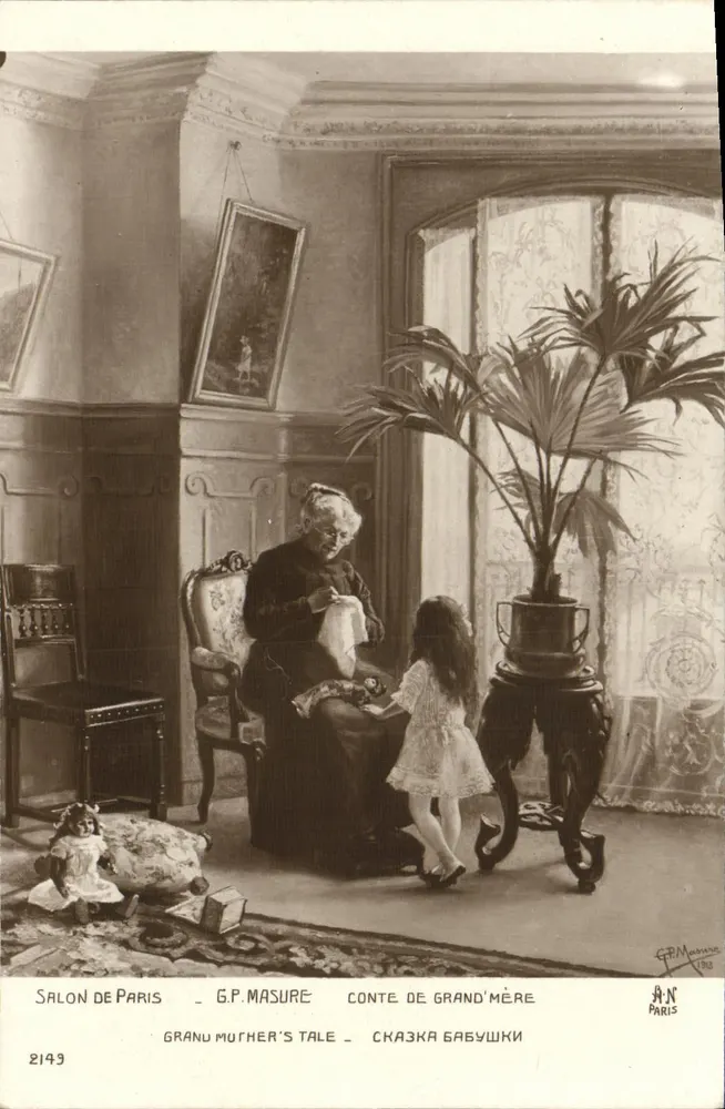 Salão de Paris — Conto da Vovó — G.P. MASURE — n° 2149 - Frente