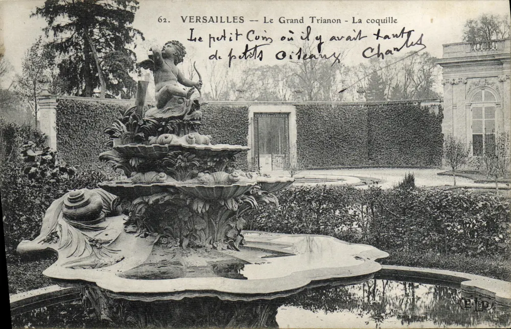 Versailles — Le Grand Trianon — La coquille - Recto