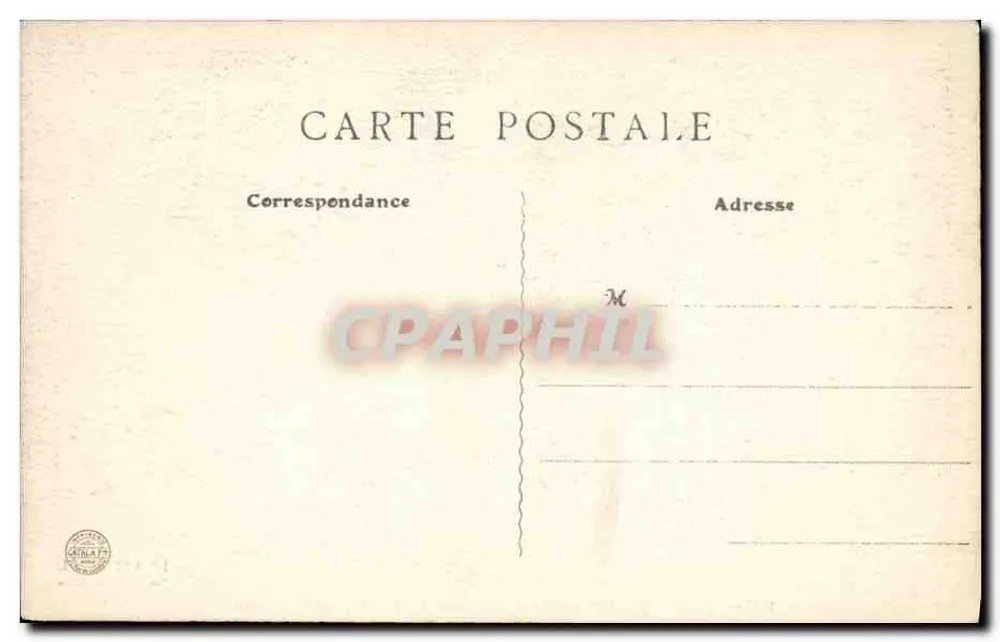 Fécamp — Denkmal für Jean Lorrain, von Alphonse Saladin — LE LITTORAL (Seine-Inférieure) L. J. - Rückseite
