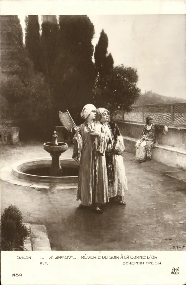 Abendreise am Goldenen Horn — A.F. Ernst — Salon Nr. 1454 - Vorderseite