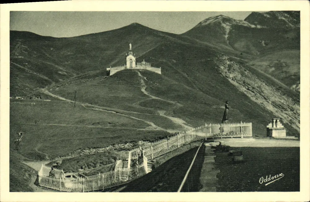La Salette — Ort der Erscheinung und Friedhofskapelle — Verleger G. Oddoux, Grenoble - Vorderseite