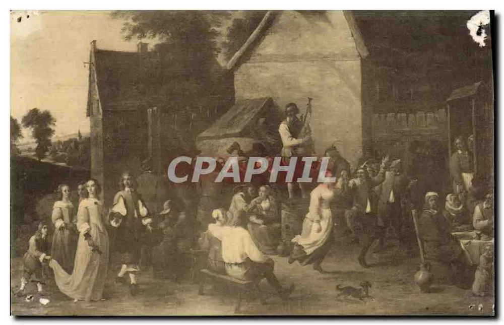 La Feria — Una Feria — David Teniers — Edición D. N° 265 — Museo de Bruxelles - Anverso