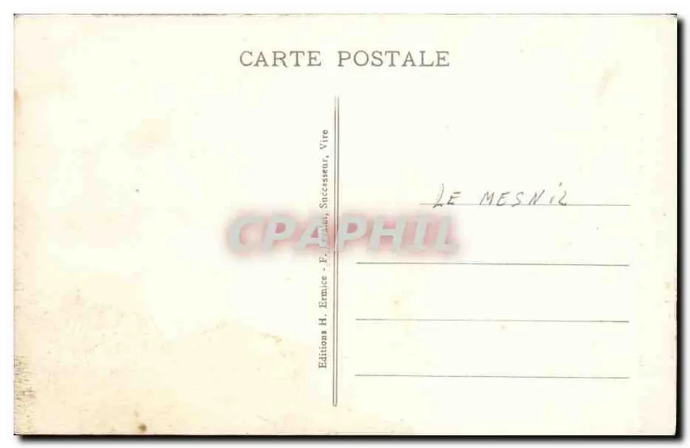 Normandie — Wenn er ein Einkommen hat, sage ich dir, ein hübscher Junge reicht mir — Éditions H. Ermice, Vite - Rückseite