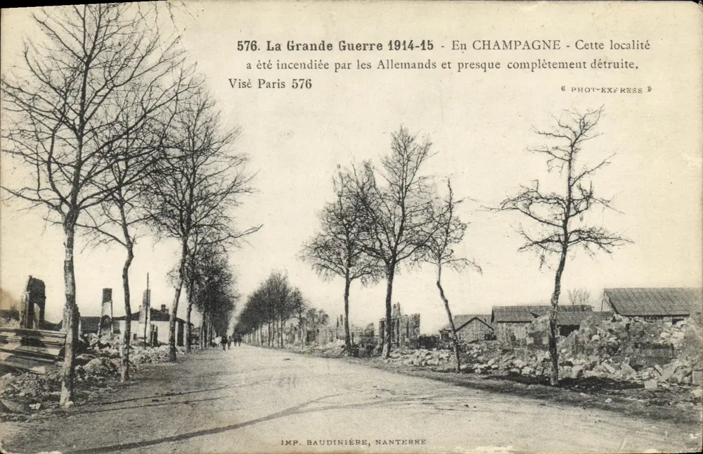 Visé - Schleuse des Großen Krieges 1914-15 - In Champagne - Fast vollständig zerstört - Vorderseite
