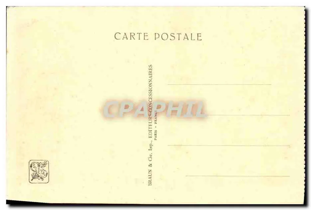 Zoologischer Park — Der Felsen der Affen — Internationale Kolonialausstellung — Paris 1931 - Rückseite