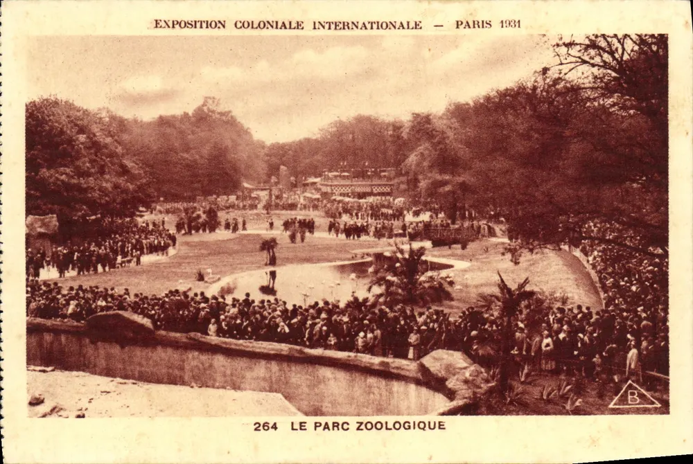 Internationale Kolonialausstellung — Paris 1931 — Der Zoologische Park — Nr. 264 - Vorderseite