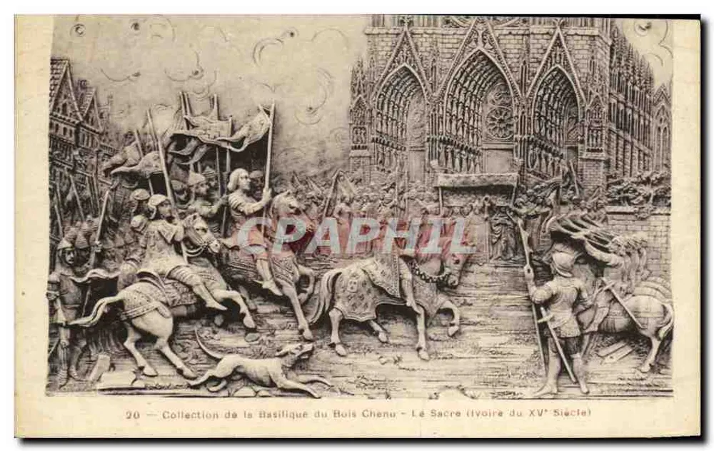 O Sacro (Ivory) do Século XV — Coleção da Basílica do Bois Chenu - Frente