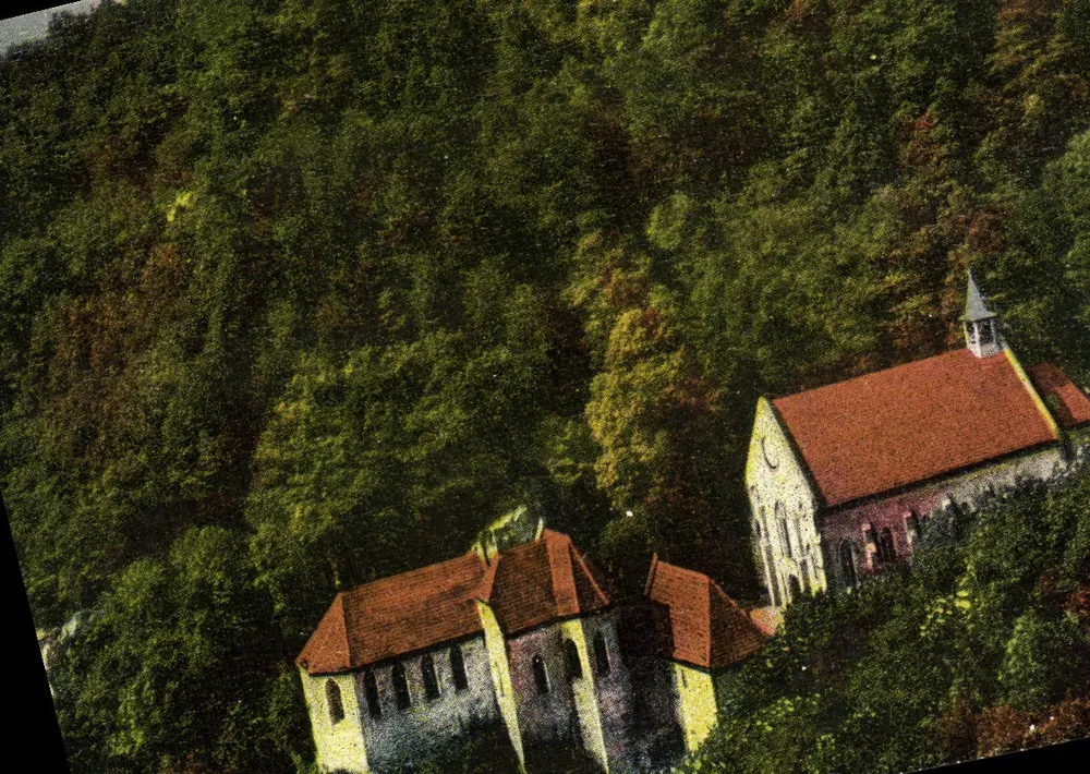 Dusenbachkapelle perto de Rappoltswiller (Vogesen) — editor W. Springer, Strasbourg, n° 3514 - Frente