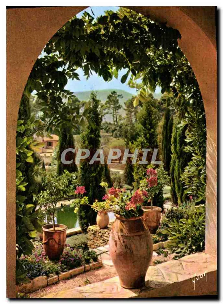 Jardim provençal — A Costa Azul — Éditions d'art Yvon - Frente
