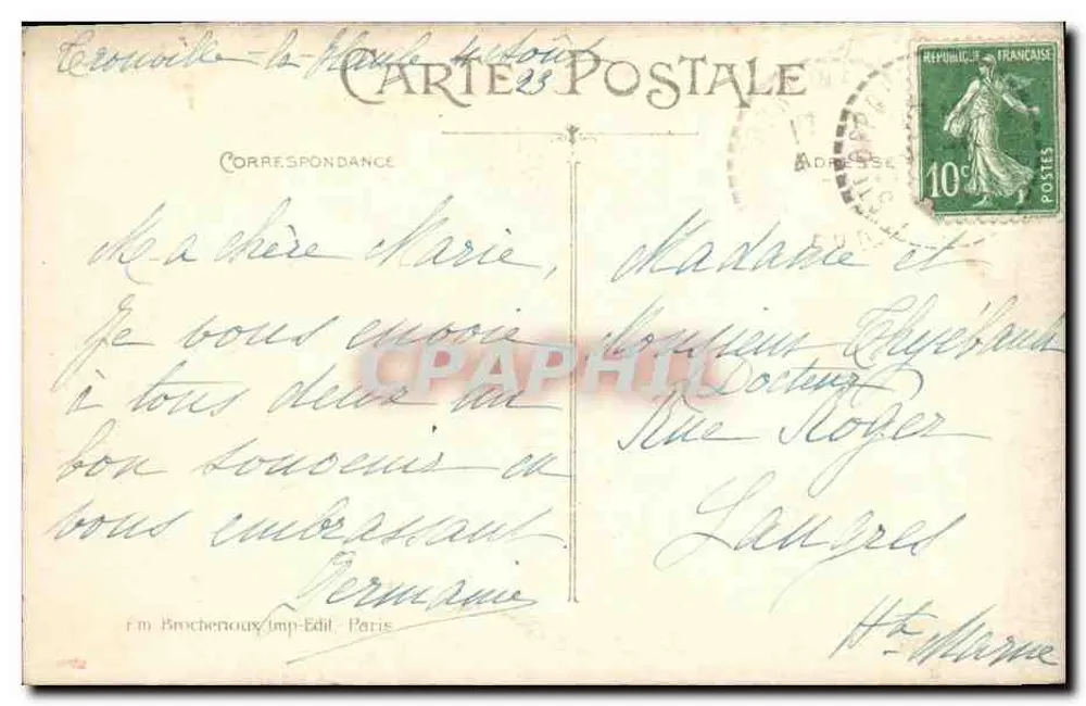 Ein alter Seemann — Normandie, Serie 635 — Verlag C. L. B. - Rückseite