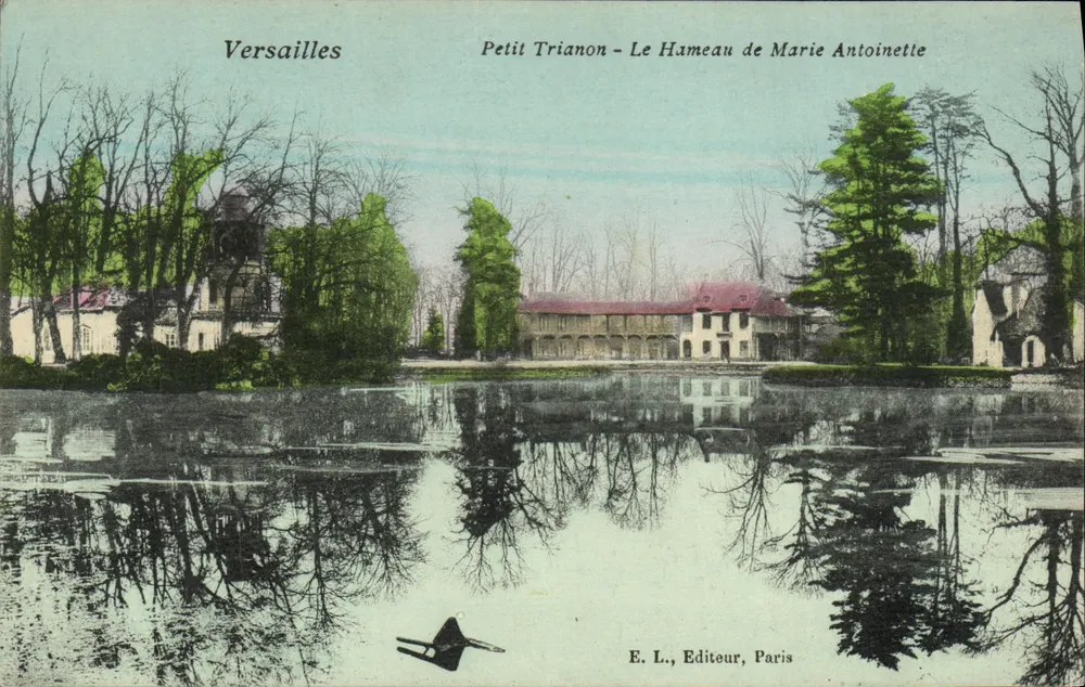 Versailles - Petit Trianon - Das Hüttenviertel von Marie Antoinette — E. L., Verleger, Paris - Vorderseite