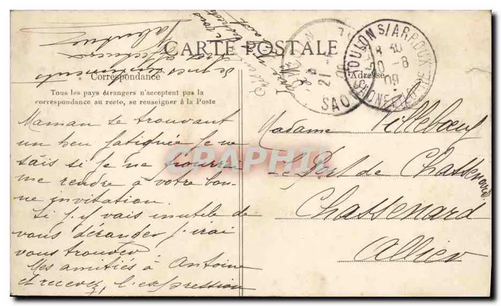 Parc de Versailles — Un coin du Tapis Vert — E. L. D. - Verso