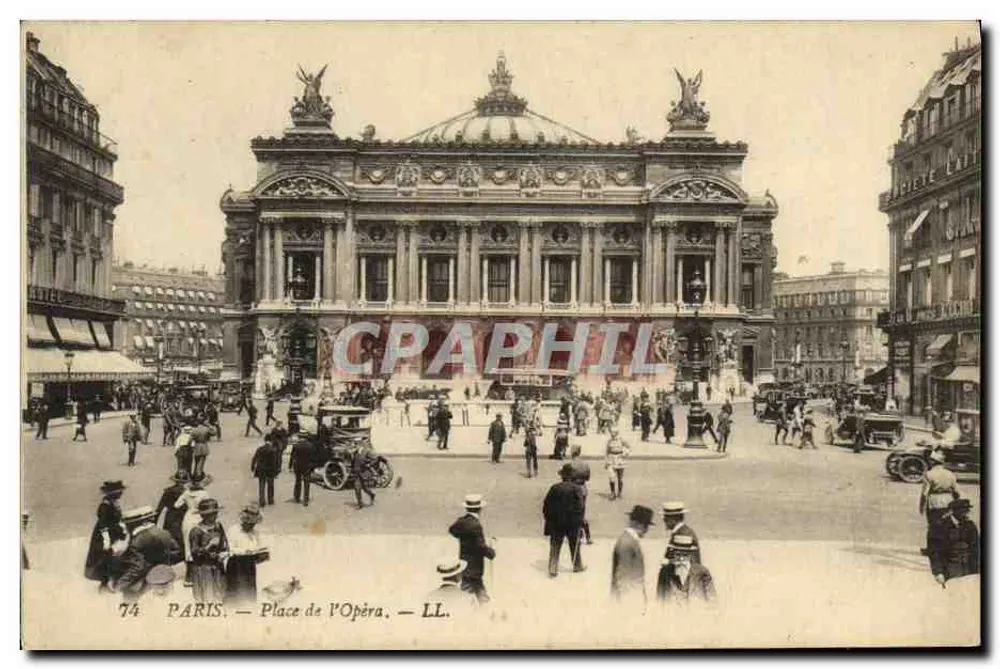 Paris — Place de l'Opéra — LL. n°74 - Frente