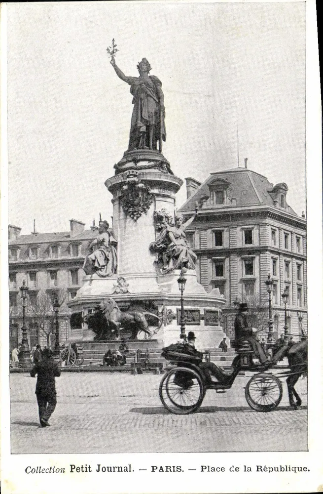 Place de la République — Paris — Collection Petit Journal - Frente