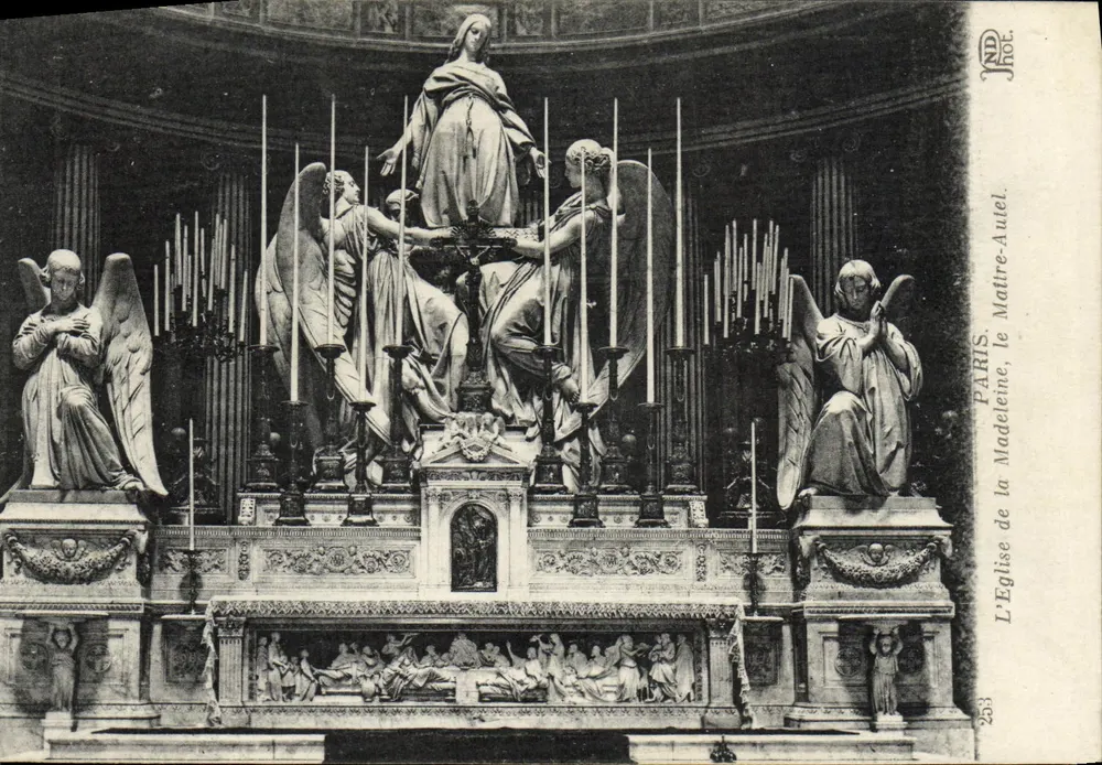 Die Kirche der Madeleine — Der Hauptaltar — Verlag De Pro, Nr. 253 - Vorderseite