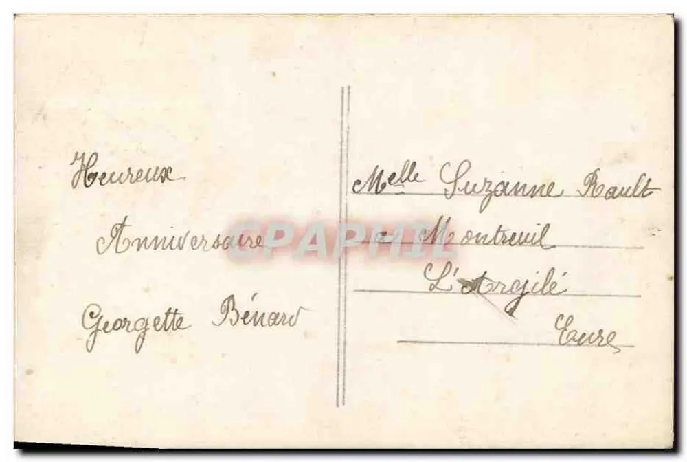 Fanciulla in un cesto di fiori — Anniversario — Circe, n° 4432 - Verso