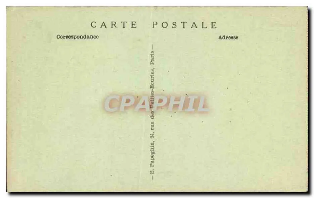 Versailles — Panorama des Schlosses und der Gärten — A.P. n°133 - Rückseite