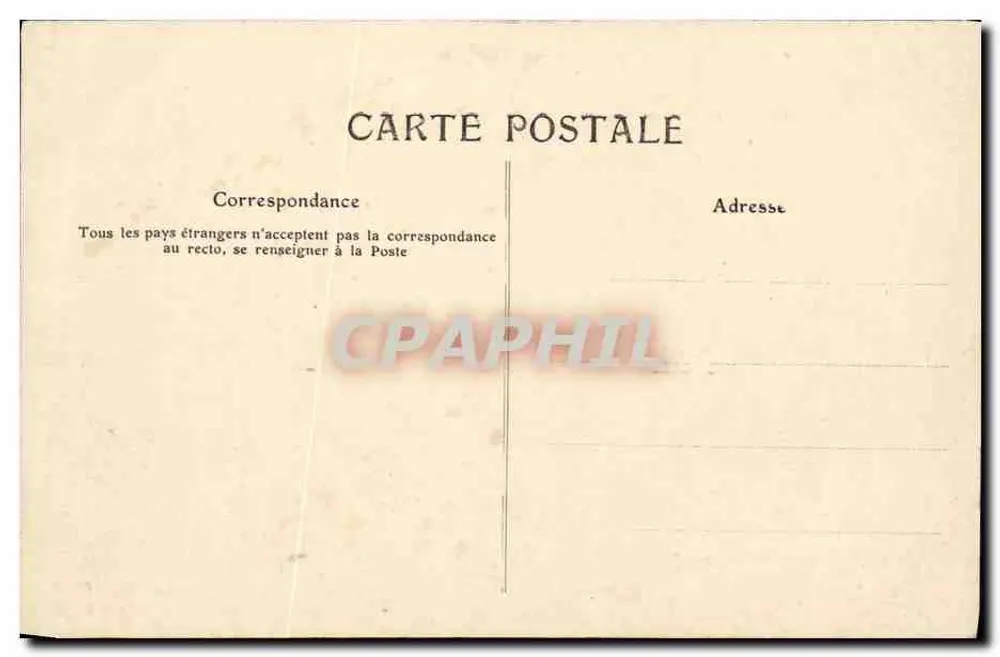 Szenen, Typen und Kopfbedeckungen der Normandie — Eine gute alte Großmutter — Serie 580 - Rückseite