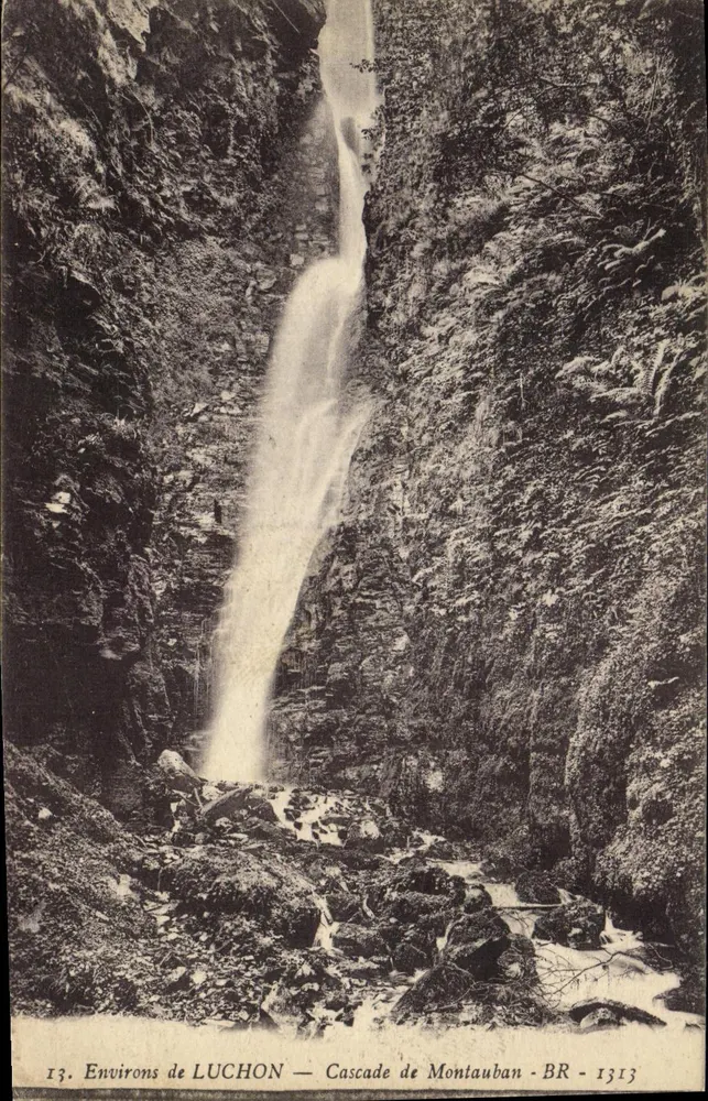 Omgeving van LUCHON — Waterval van Montauban - BR - 1313 - Voorkant