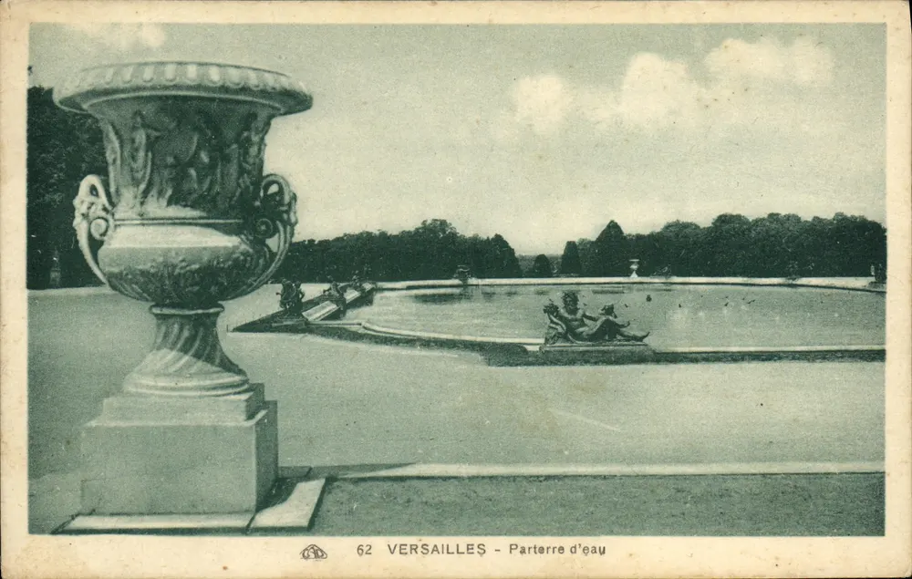 Versailles - Parterre d'eau — wydawca '62 Versailles' n°62 - Awers
