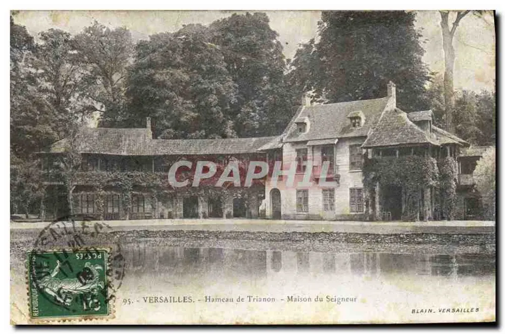 Versailles — Hameau de Trianon — Maison du Seigneur — éditeur Blain, Versailles - Vorderseite