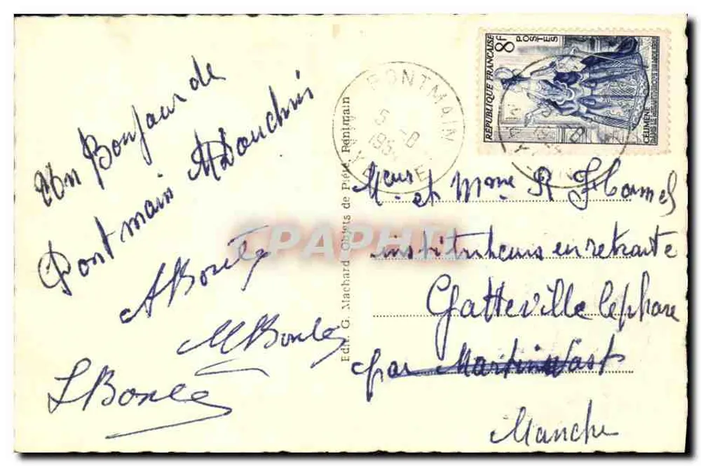 पॉंटमेन (मेन) — बेसिलिका और पैरिस - पीछे