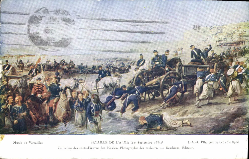 Bataille de L'Alma — 20 Septembre 1854 — Deschiens, Éditeur - Vorderseite