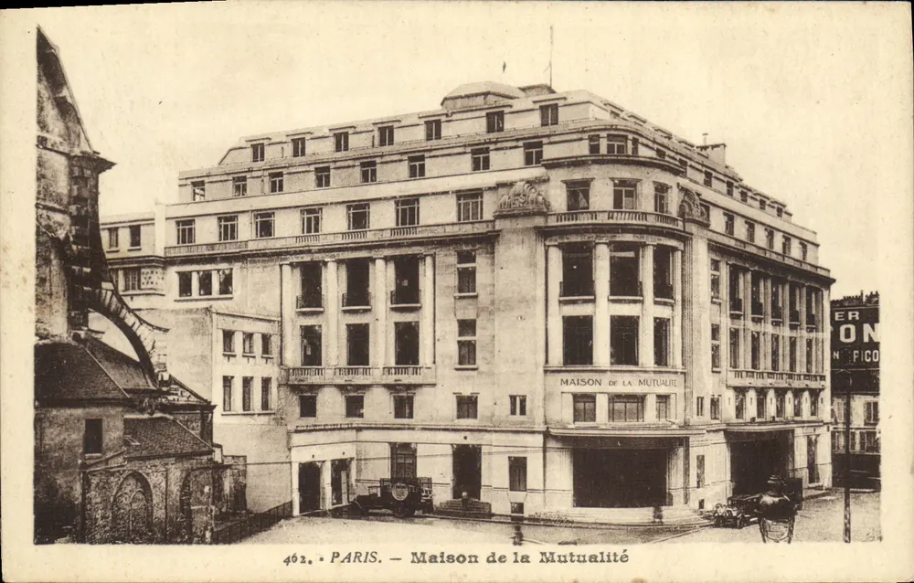 Paris — Casa da Mutualidade — Edição La Cigogne - Frente